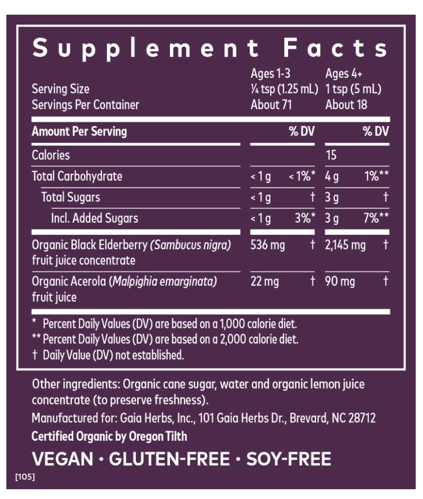 Black Elderberry Syrup