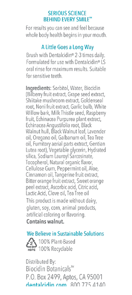 Dentalcidin™ Toothpaste with Biocidin®