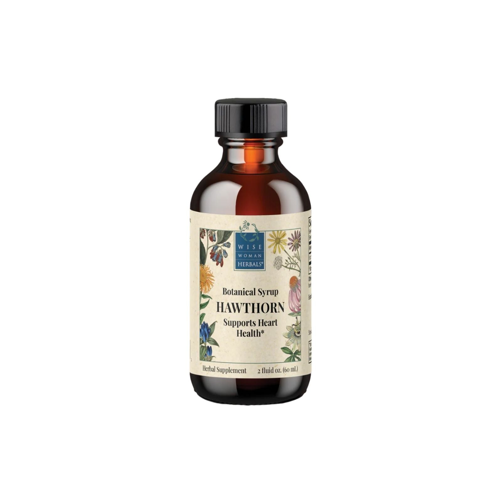 Bottle of Hawthorn Botanical Syrup