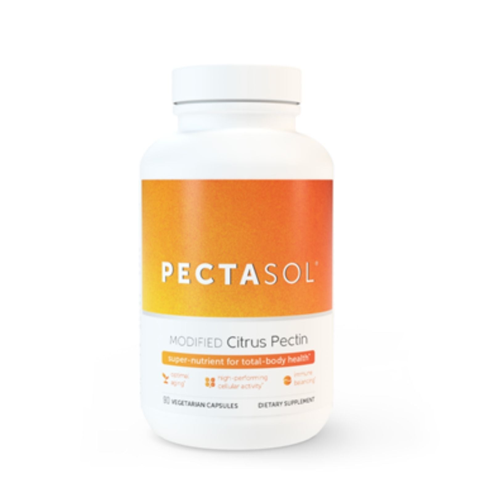 PectaSol dietary supplement bottle on a white background