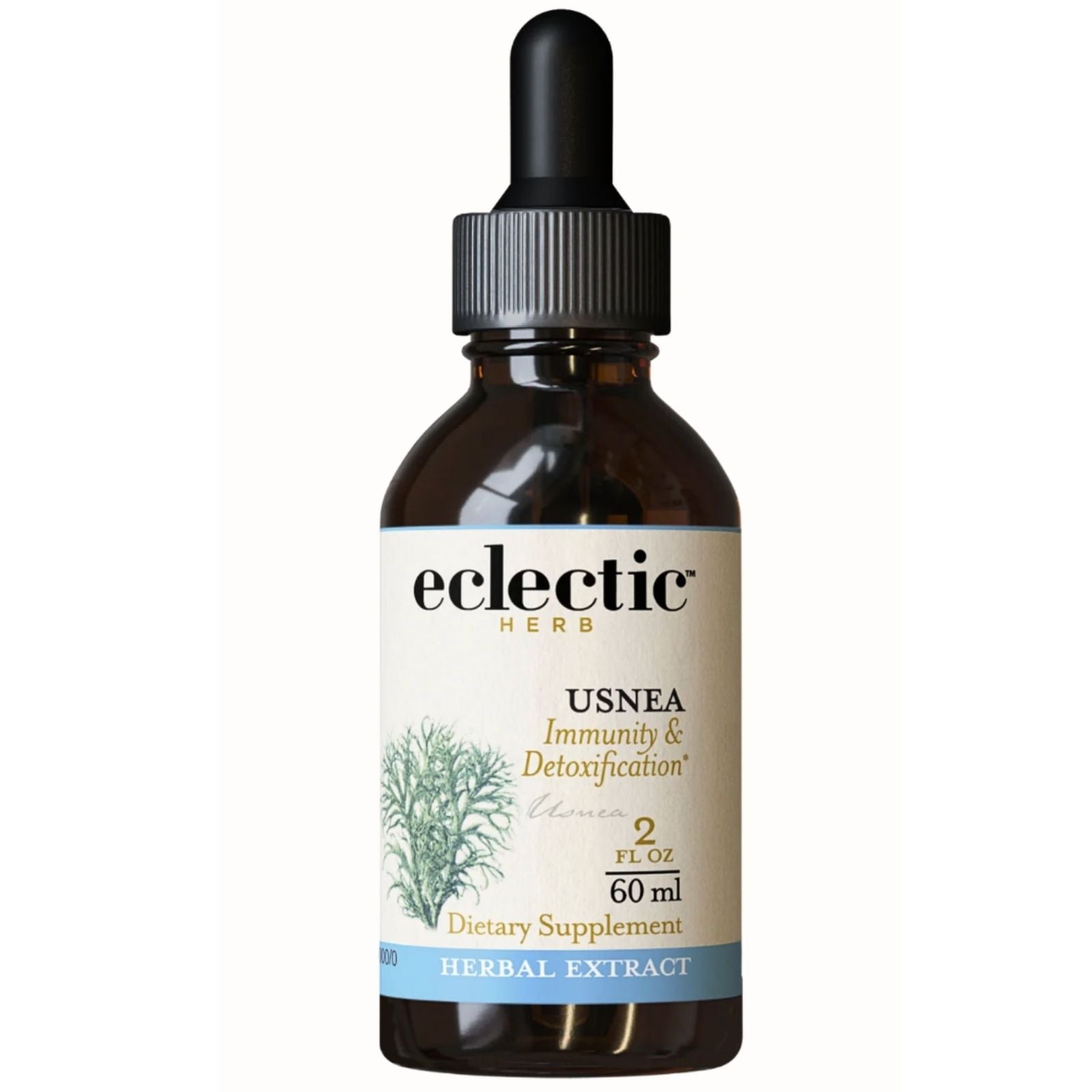 Bottle of Eclectic Herb Usnea dietary supplement