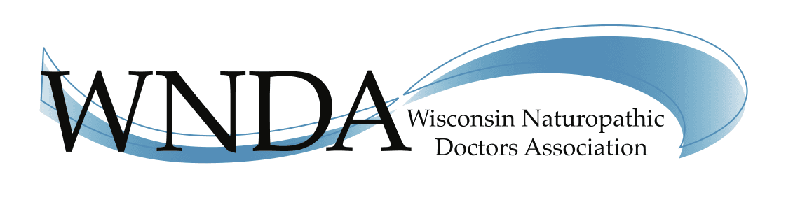Logo of the Wisconsin Naturopathic Doctors Association with 'WNDA' text.