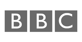 BBC logo in black and white