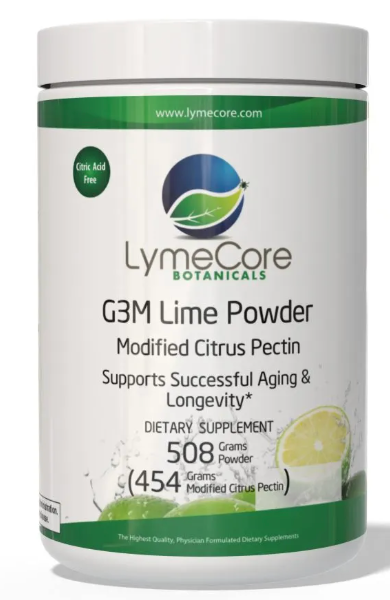 LymeCore Botanicals G3M Lime Powder supplement container