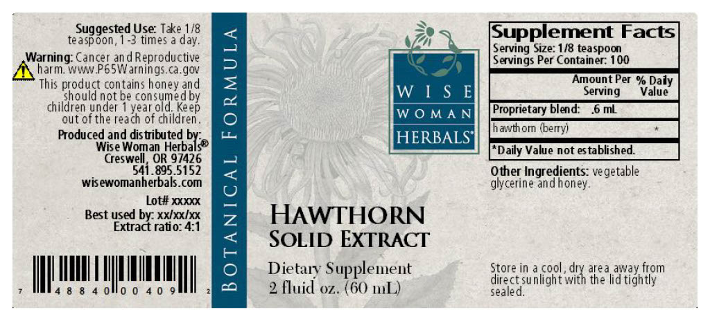 Hawthorn Botanical Syrup