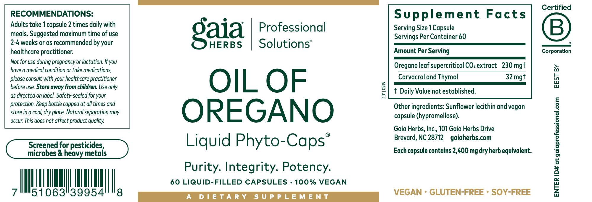 Oil of Oregano