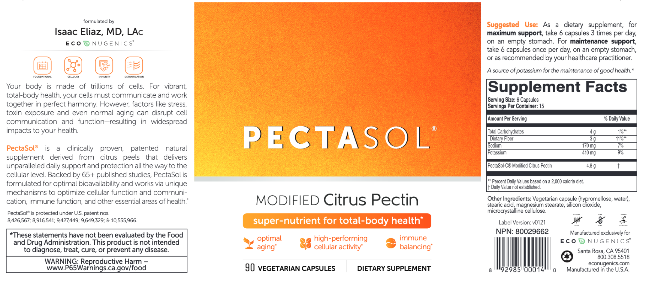 PectaSol-C® Modified Citrus Pectin