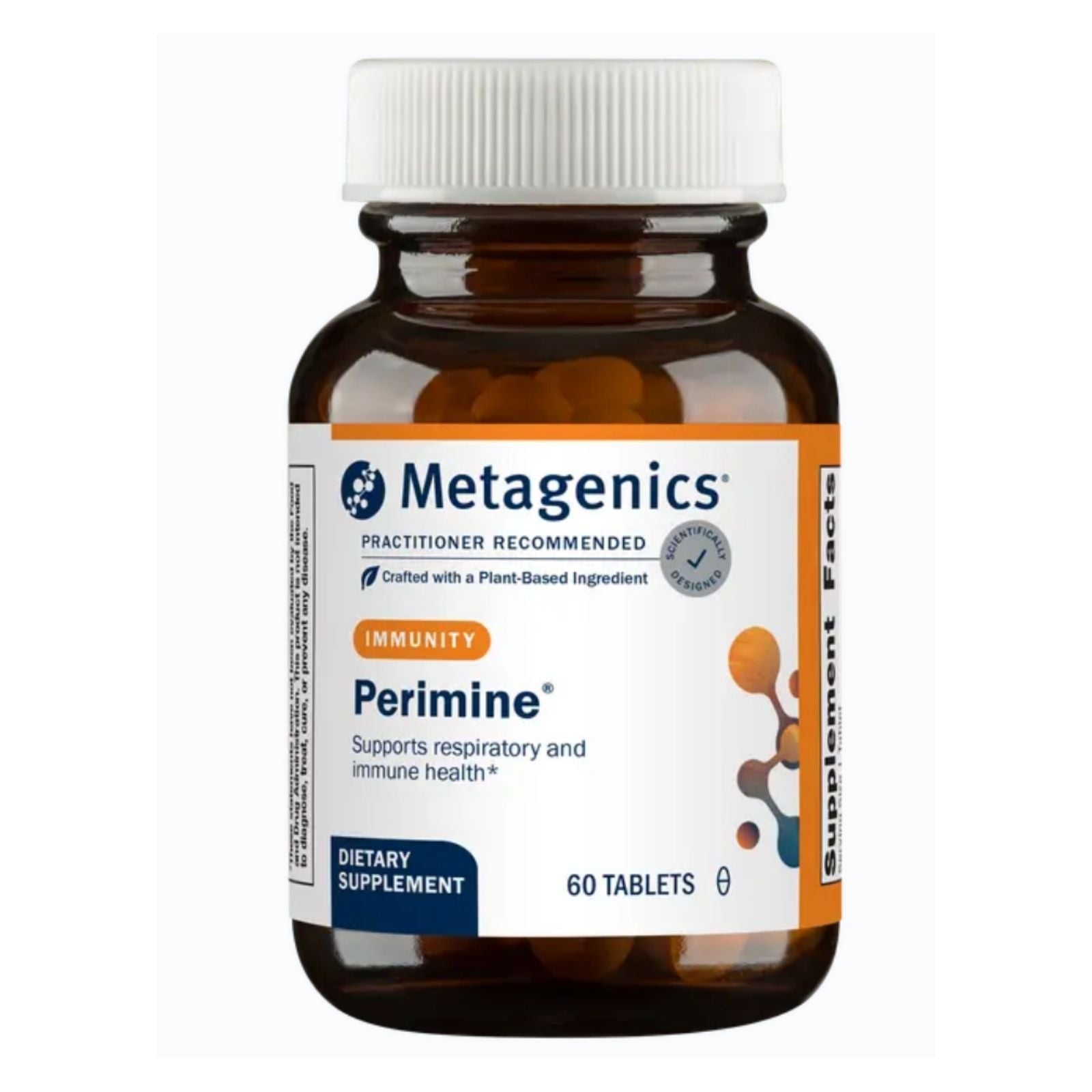 Metagenics Perimine dietary supplement bottle on a white background