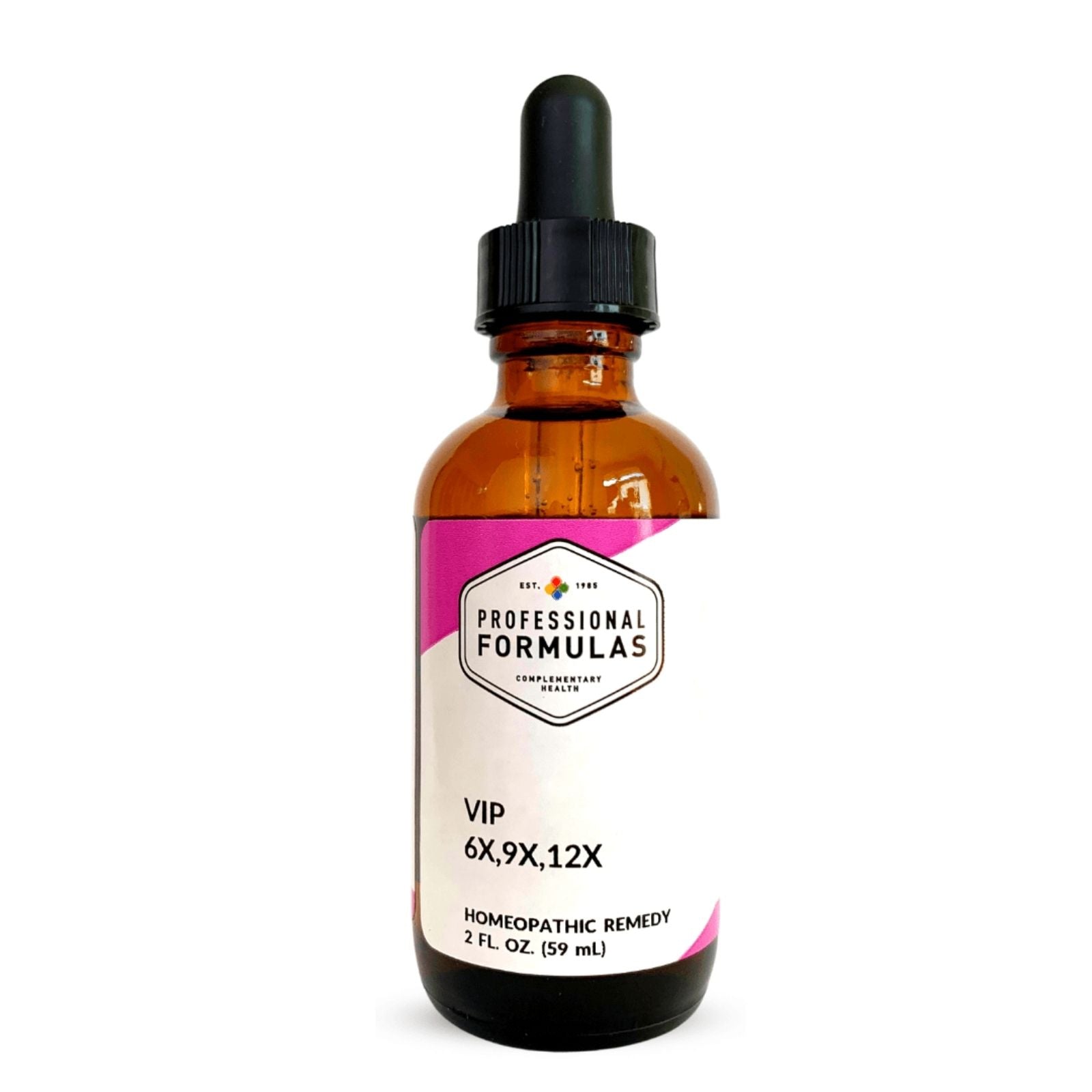 Bottle of Professional Formulas homeopathic remedy with dropper on a white background