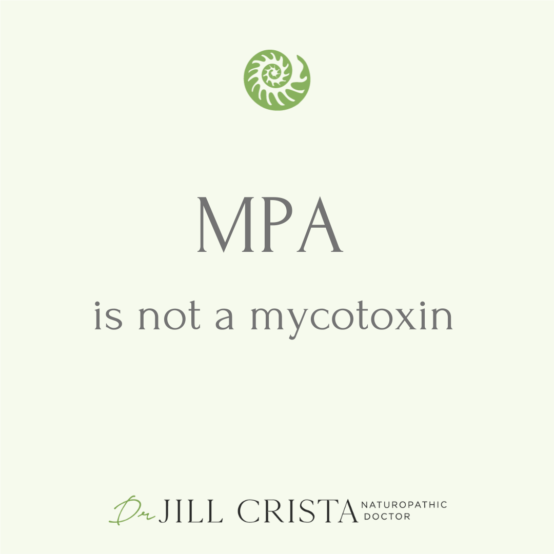 MPA is not a mycotoxin