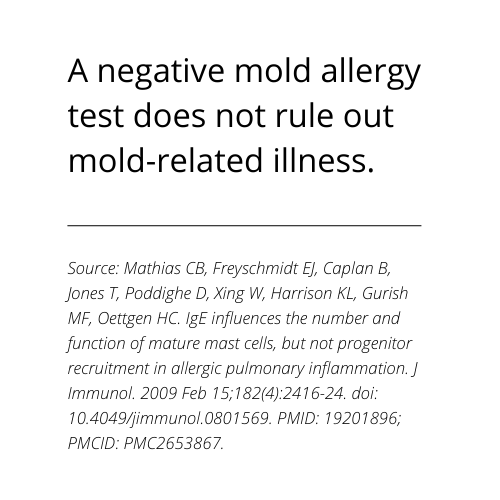 Mold myth allergy test