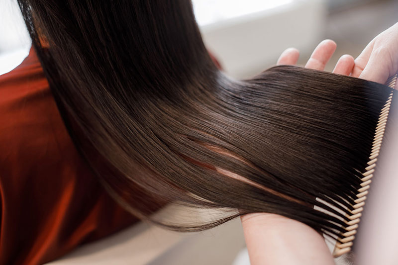 Thick lock of hair